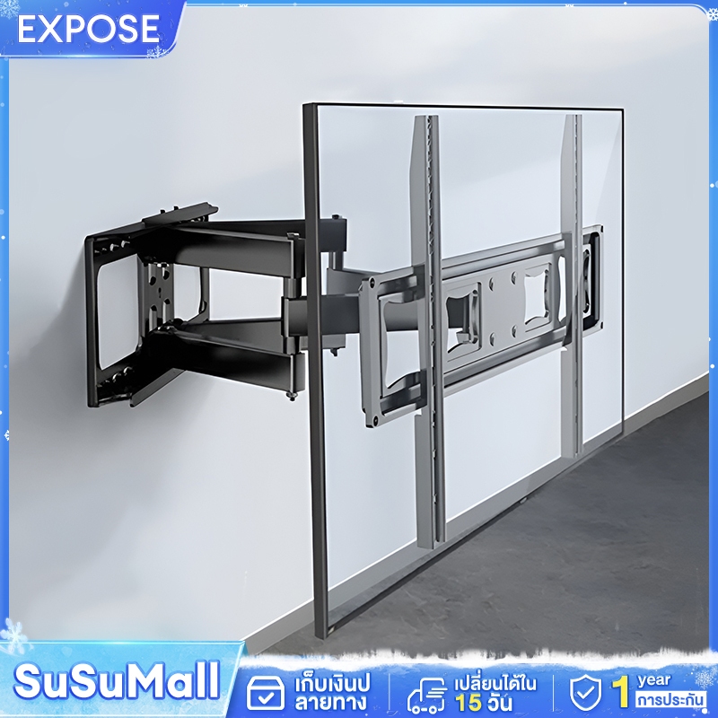 EXPOSE ขาตั้งทีวี ขาแขวนทีวี ที่ตั้งทีวี แขวนทีวี แบริ่งน้ำหนัก 80KG เมาท์ทีวี19-98 นิ้ว ราคาถูก ทนทาน แข็งแรง