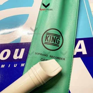 KING ขลุ่ย ขลุ่ยคิงส์ ขลุ่ยรีคอเดอร์ ขลุ่ยสามท่อน ขลุ่ยปากเป็ด Key C Soprano Recorder (GERMAN)