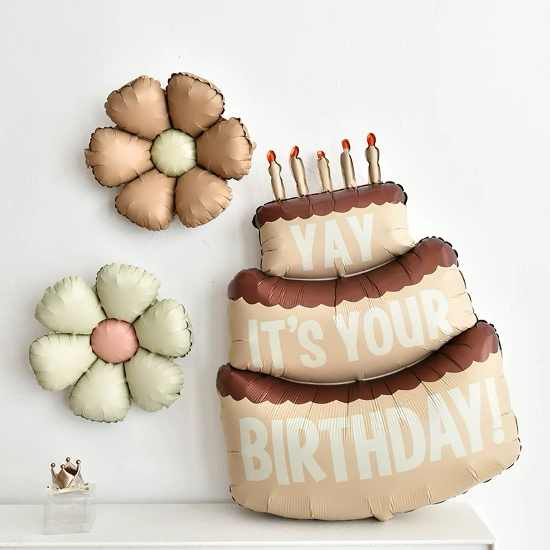 ลูกโป่งเค้ก ฟอยล์เค้ก เนื้อแมทส์ สีใหม่ ร้านไทย สินค้าพร้อมส่ง