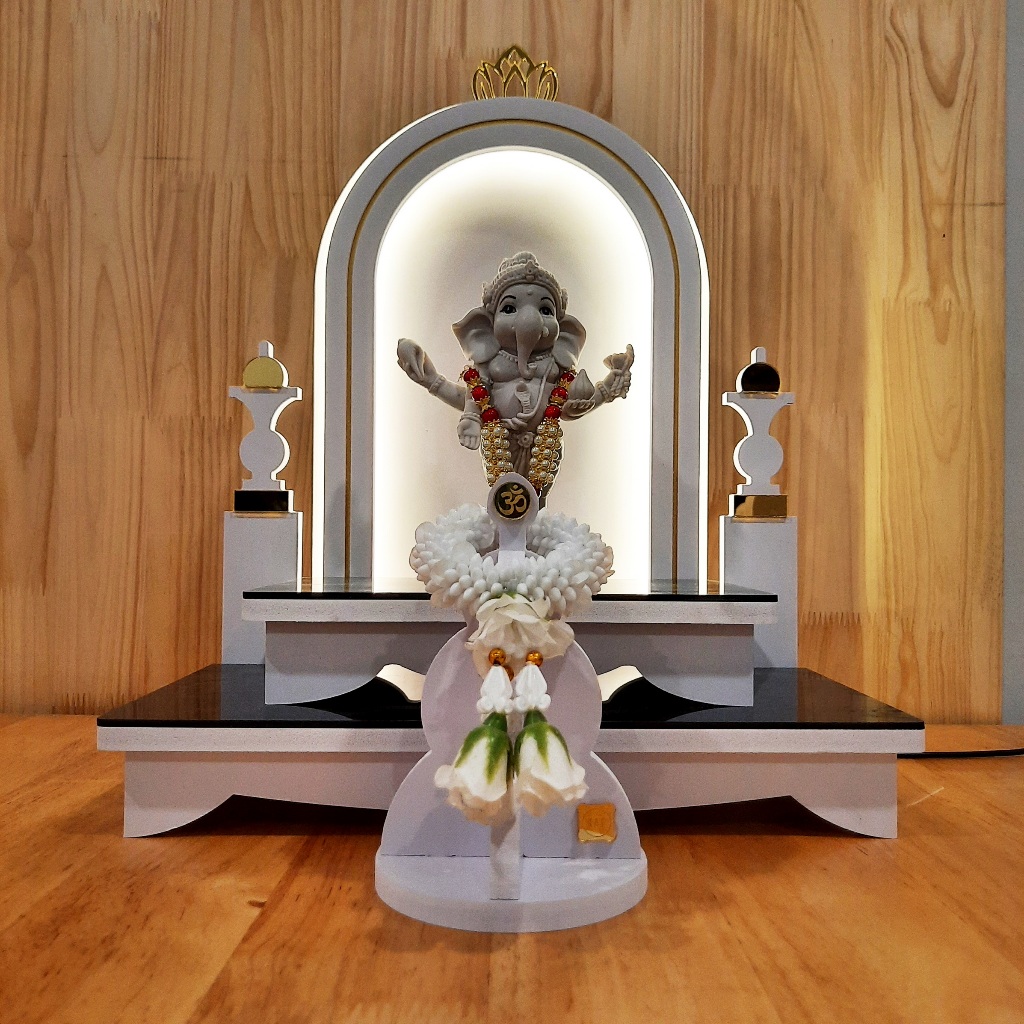 ที่แขวนพวงมาลัยมินิมอล ทรงพานพุ่ม สร้างความศรัทธาพร้อมสไตล์ล้ำสมัย รุ่น MT02 - รูปที่ 2