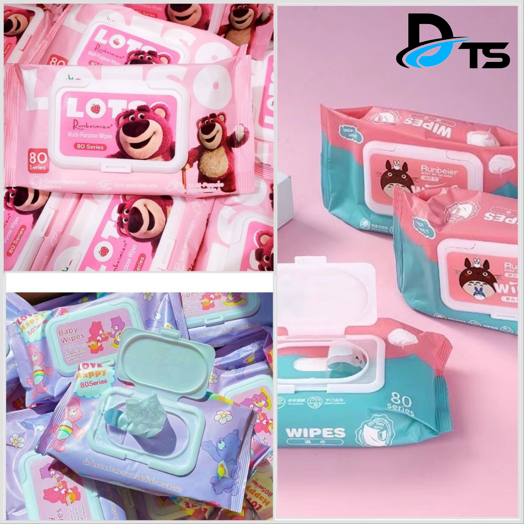 ทิชชู่เปียกเด็ก Baby Wipes สําหรับเด็ก แผ่นทำความสะอาด