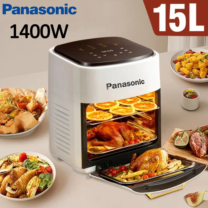 หม้อทอดไร้น้ํามัน อเนกประสงค์ 15 ลิตร Pnasonic หม้อทอดไฟฟ้าแบบใหม่ รับประกัน 3 ปี