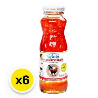 (ส่งฟรี) แม่ประนอม น้ำจิ้มไก่ 260 กรัม X 6