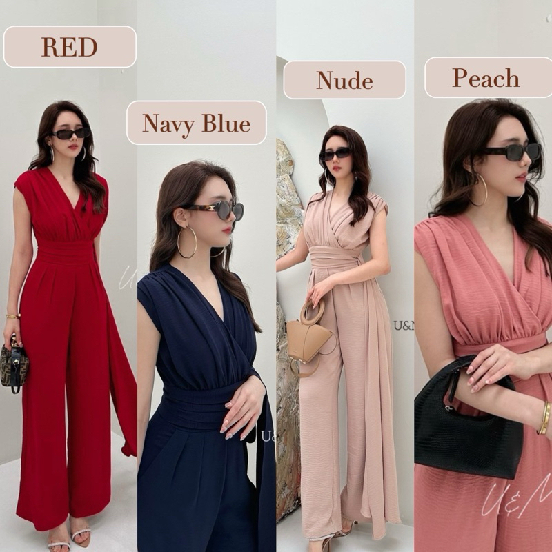 Nana jumpsuit ชุดจั้มสูทขายาว