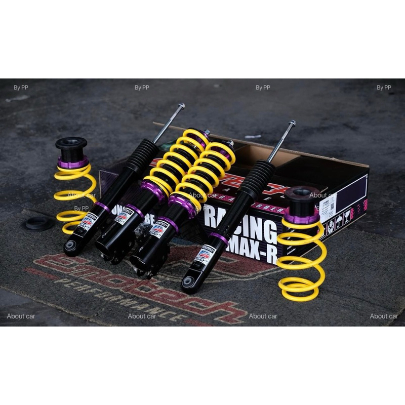 🔥ส่งฟรี ถูกสุด🔥 โช๊คสตรัท มีทุกรุ่น🔥 EMOTECH RACING MAX ระบบMONO-TUBE ปรับ32ระดับ สตรัทปรับเกลียว