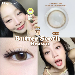 🔥คอนแทคเลนส์ ✨ขนาดมินิ✨Silicone Hydrogel ค่าอมน้ำ 60%✨Butter Scoth✨Mayalens Premium
