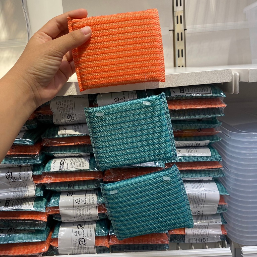ฟองน้ำล้างจาน ผ้าล้างจาน อีเกีย sponge ikea