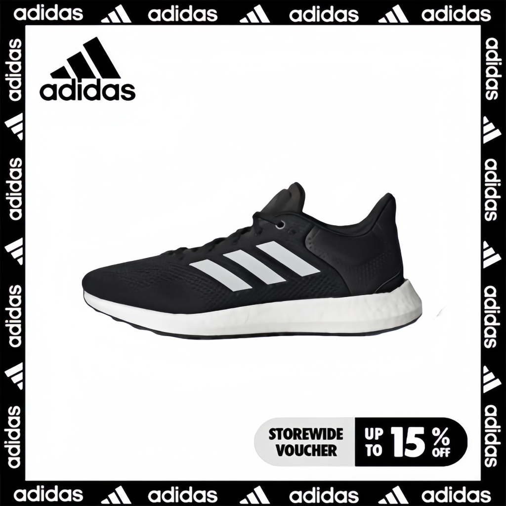 Adidas Purebooet รองเท้าวิ่งถนนมืออาชีพกันลื่นน้ำหนักเบาแบบสบาย ๆ ระบายอากาศได้ดี
