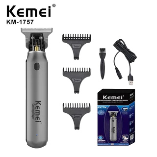 Kemei KM-1757 USB ชาร์จปัตตาเลี่ยนผมไร้สาย Professional Hair Clipper ชาร์จไฟฟ้าผม Trimmer ตัดผม Ha