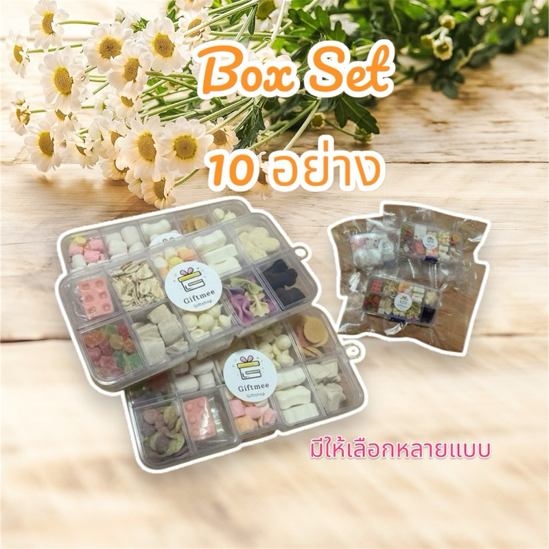 🎲box set 10 อย่าง ขนมสัตว์เลี้ยงฟันแทะ ชูการ์ไกรเดอร์ กระรอก แฮมเตอร์