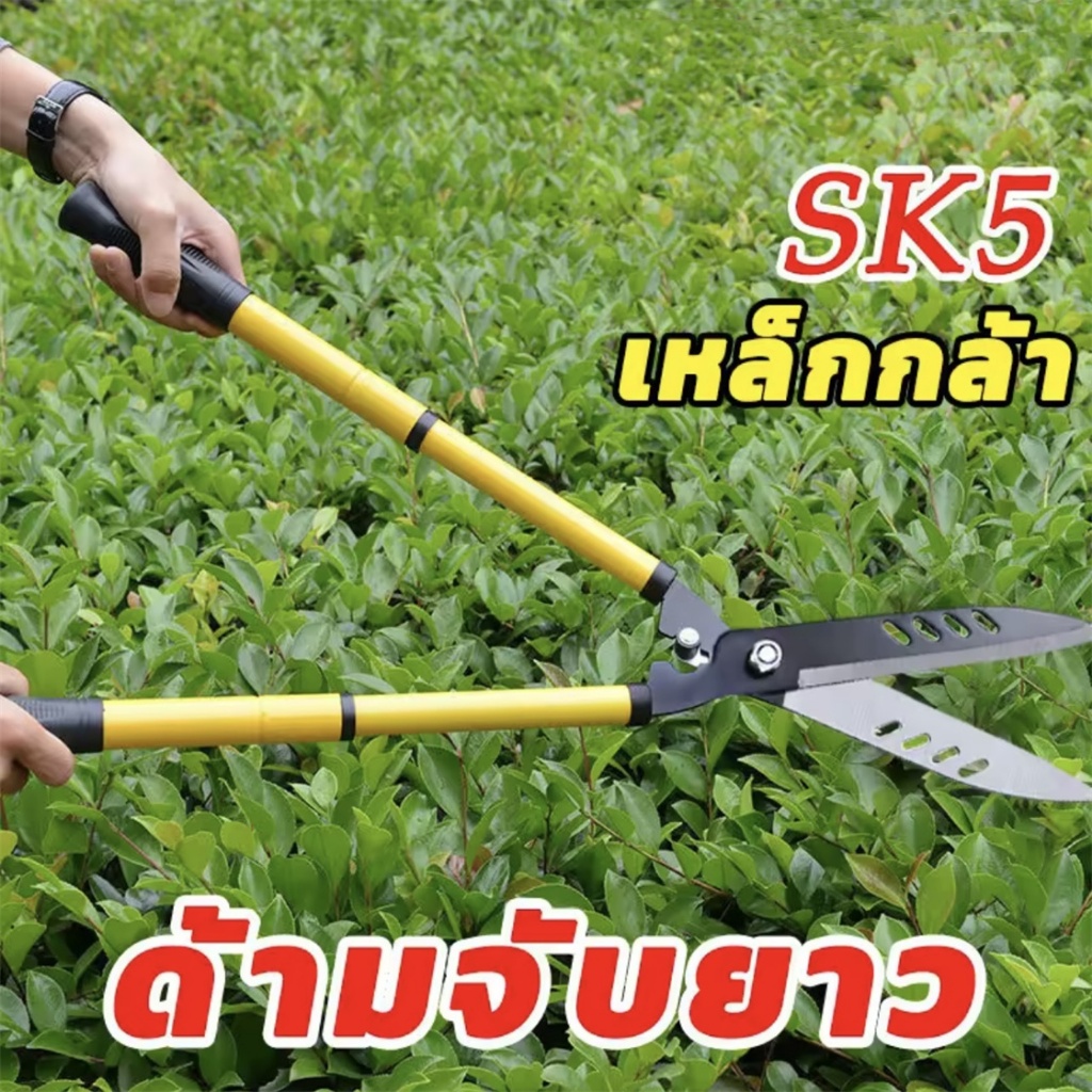 【ร้านไทย จัดส่งภายใน 12 ชั่วโมงใ】กรรไกรตัดหญ้า กรรไกรตัดกิ่ง กรรไกรตัดแต่งกิ่ง กรรไกร เครื่องมือทำสวน แข็งสูง แข็งแรง ทน