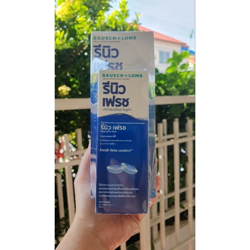 ✨️ของแท้100%✨️รีนิว น้ำยาล้างคอนแทคเลนส์ 355+60 ml.