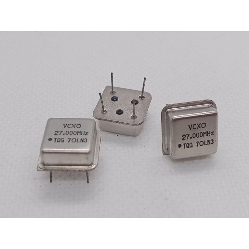 (แพ็ค 5ตัว ) คริสตัล 27.000MHz 4pin Crystal 27.000MHz พร้อมส่งในไทย