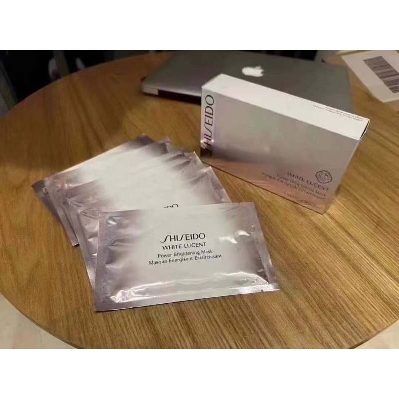 Shiseido White Lucent Power Brightening Mask 1 กล่องมี 6 แผ่น
