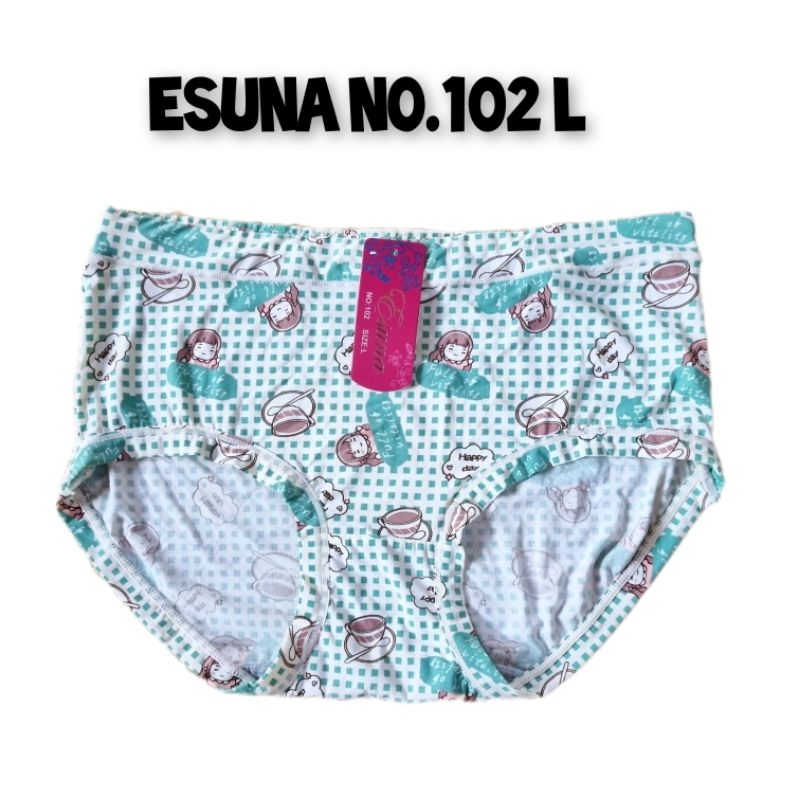💟ขายดี💟 กางเกงใน ESUNA #102 ไซส์ L (สพ. 35-38")💦
