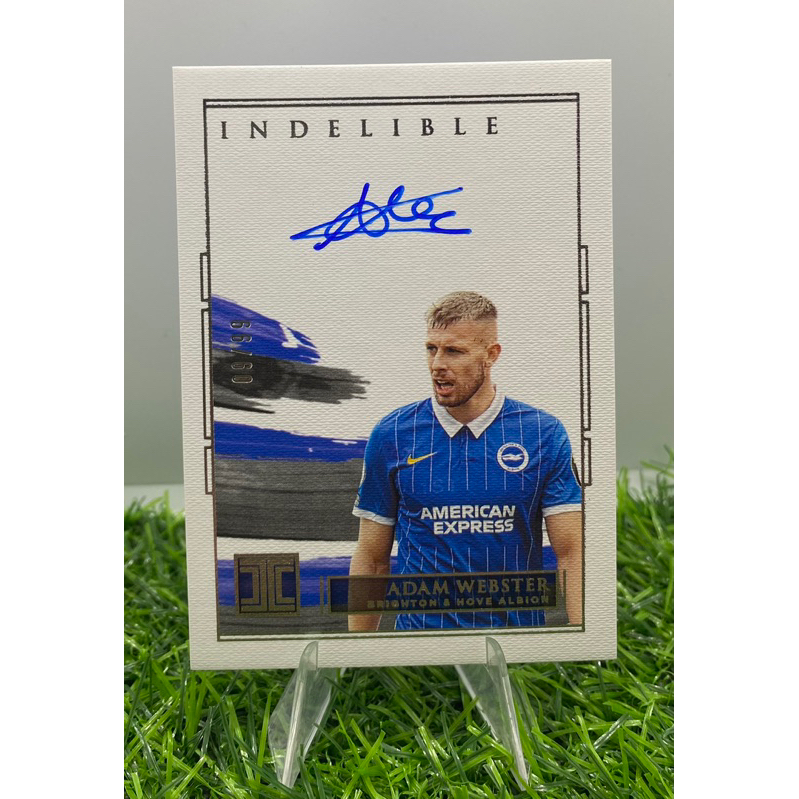 การ์ดฟุตบอล✍🏼 ลายเซ็นสด On Card ADAM WEBSTER INDELIBLE /99 2020-21 PANINI - IMPECCABLE PREMIER LEAGU