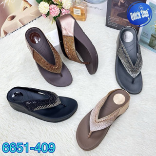 🌈6651-409🌈รองเท้าสุขภาพพื้นสูง1.5นิ้วใส่สบายเท้า💕💕