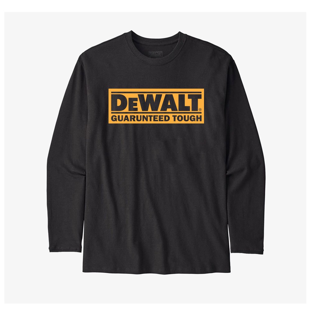 เสื้อยืด คอกลม DEWALT USA TOOL 004 เครื่องมือช่าง PREMUIM COTTON 100% NO.20 เสื้อคุณภาพส่งออก แขนสั้น และ แขนยาว