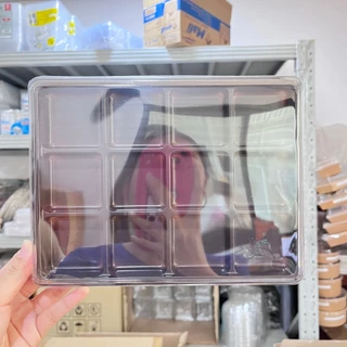 เปี๊ยะไส้ทะลัก🔥🔥 FP5 ( 12 หลุม ) ฐานน้ำตาล แพ็ค 25 ชิ้น ใส่ขนมเบเกอรี่ ขนมเปี๊ยะ กล่อง12ช่อง fp5 fp-5 FF-5 FP-5