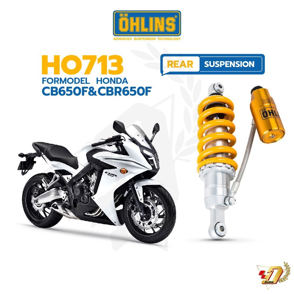 (331 mm)โช๊คหลัง OHLINS HO713 สำหรับ HONDA CB650Fของแท้ รับประกัน2ปีเต็ม โดยตัวแทนจำหน่ายโดยตรง