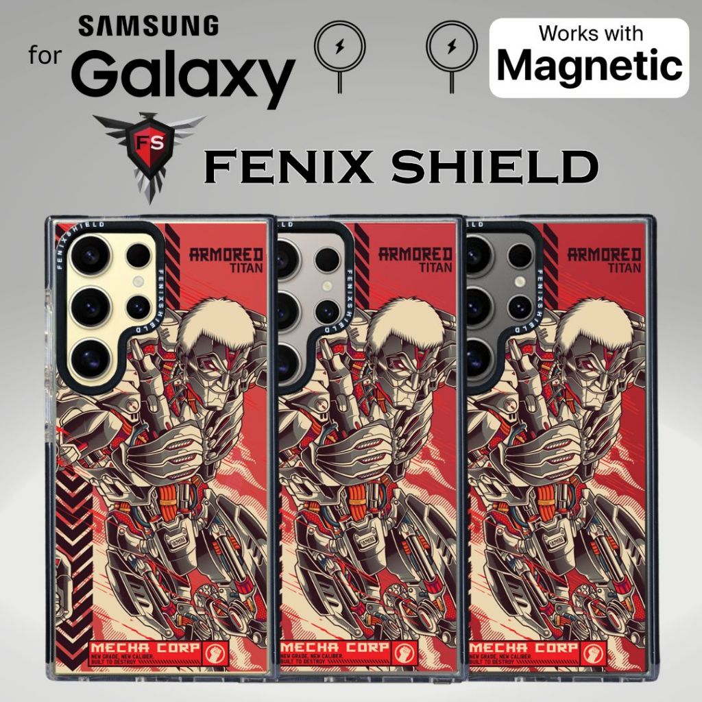 เคส FenixShield Ultra Hybrid [ TITAN ] สำหรับ Samsung Galaxy S25 / S24 / S23 / S22 / FE / Plus / Ult