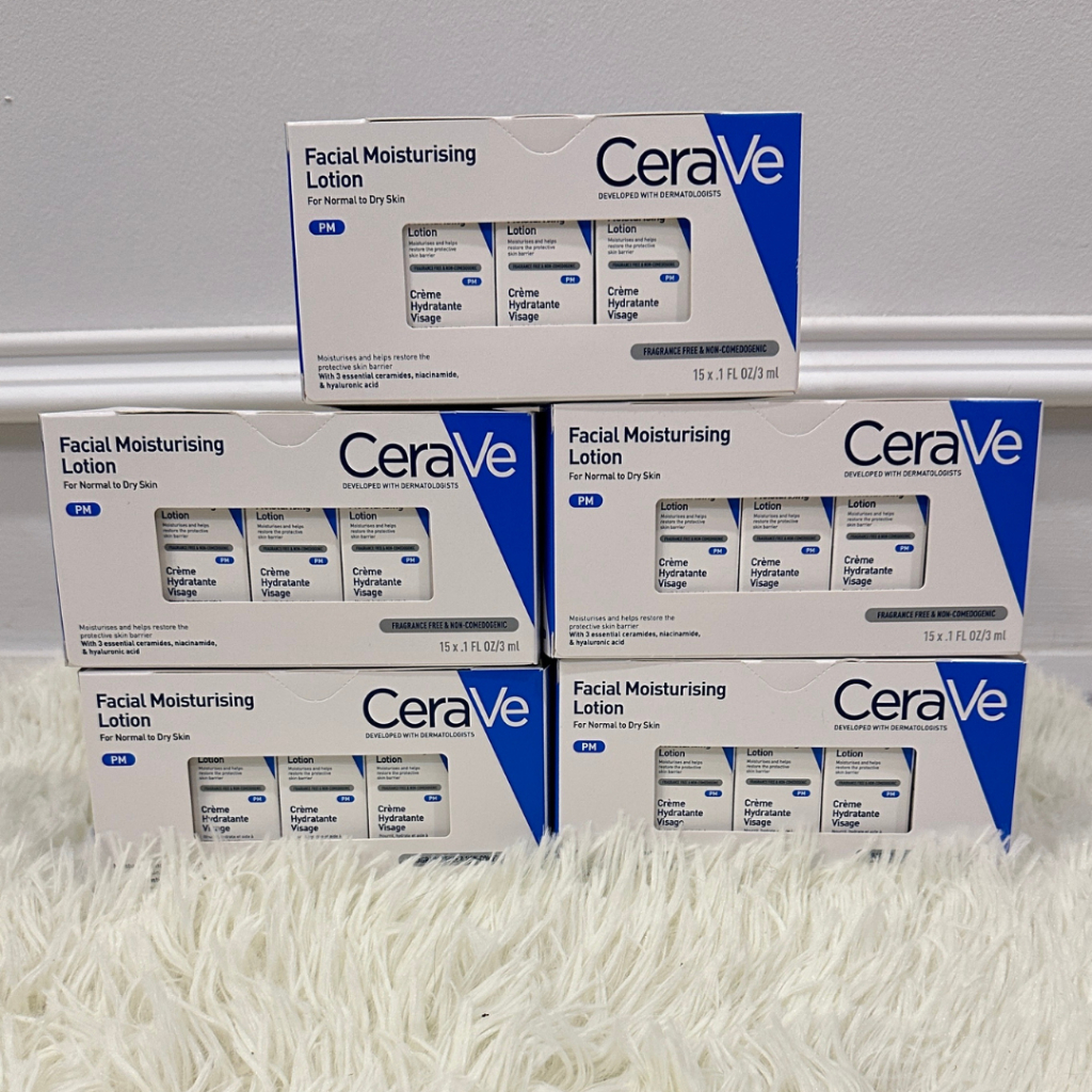 Cerave Facial moistering lotion ครีมบำรุงผิวหน้าเซราวี ขนาดทดลอง ของแท้100% ฉลากไทย