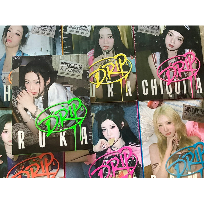 อัลบั้ม [พร้อมส่ง] BABYMONSTER - 1st FULL Album [DRIP]|YG TAG ver