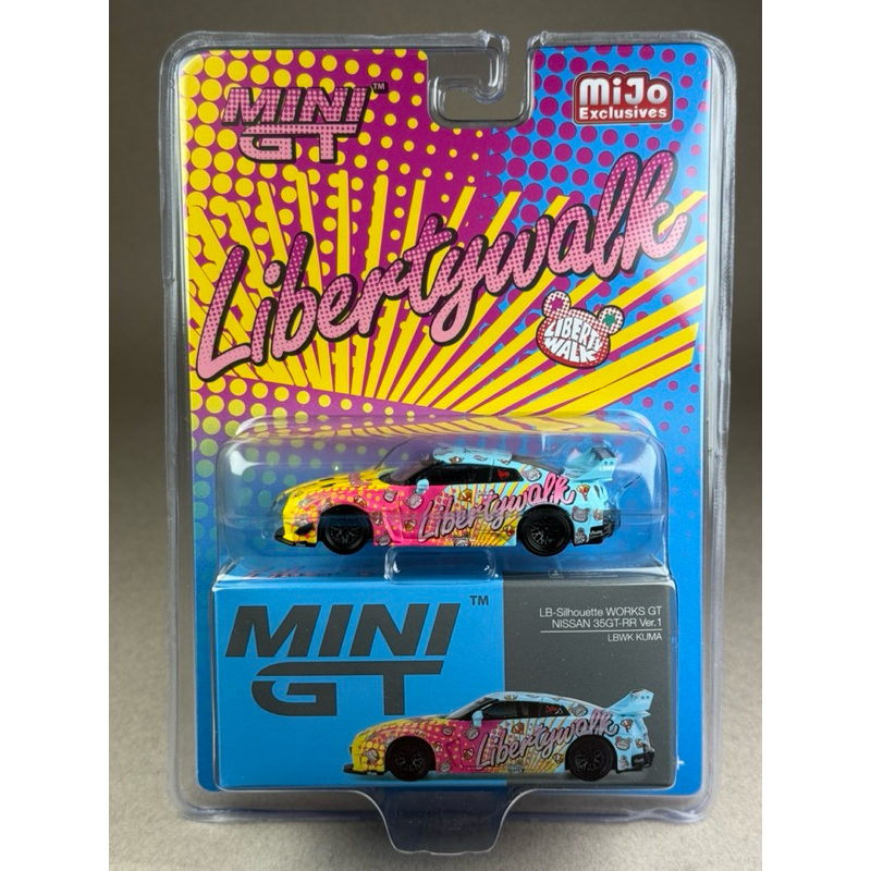 LB-Silhouette WORKS GT Nissan 35GT-RR Ver.1 LBWK KUMA #742 Scale 1:64 ยี่ห้อ Minigt