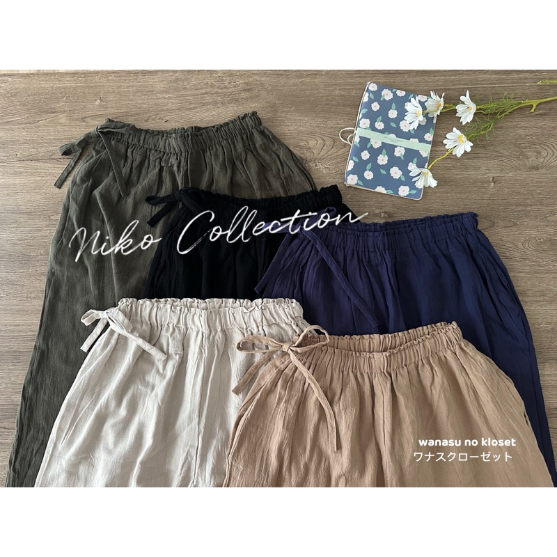 กางเกงผูกโบว์ Niko Collection by wanasu