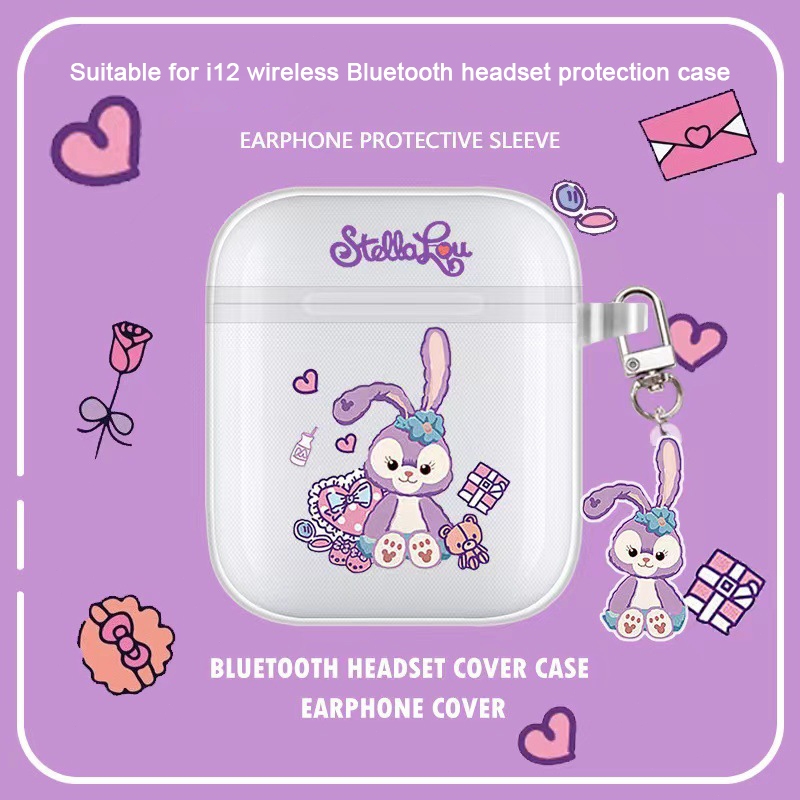 เคส สำหรับ ฝาครอบป้องกันหูฟังสไตล์เกาหลีเคสหูฟังป้องกันการตกแบบใส เคสป้องกันหูฟัง Bluetooth พร้อมจี้ เหมาะสำหรับ i12 ราคา ถูกที่สุด ดีลบีเคเค แกลเลอรีภาพที่ 9