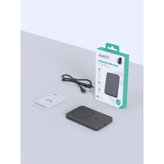 [CCC] AUKEY PB-MS03 5000mAh Qi Magnetic พาวเวอร์แบงค์ไร้สาย Power Bank รองรับ iPhone 17/16/15/14