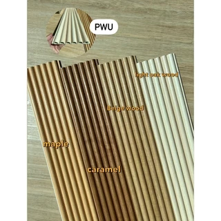 ไม้ผนังเทียม 1 เมตร รุ่น PWF / PWA / PWV / PWU / PWD สำหรับภายใน ไม้เทียมติดผนัง ลายไม้ สไตล์มินิมอล