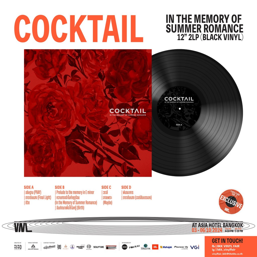 Vinyl Cocktail 36,000 Miles away from here / IN THE MEMORY OF SUMMER ROMANCE แผ่นเสียง