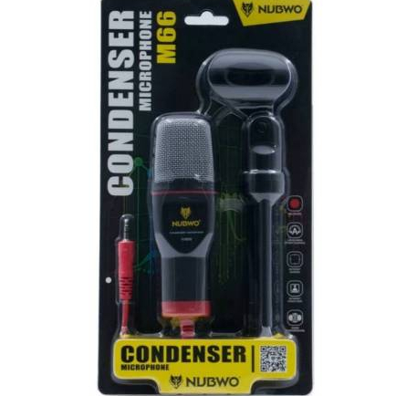 Nubwo Microphone Condenser M66 ไมโครโฟน ไมค์คอนเดนเซอร์ Mic คอมพิวเตอร์