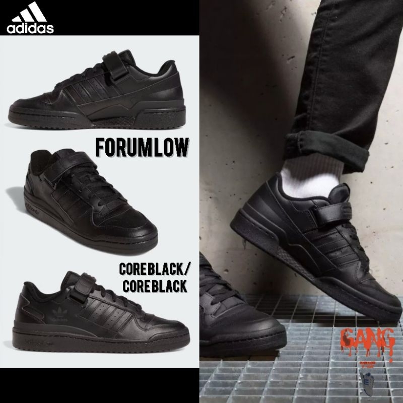 adidas Basketball Forum Low Shoes Men Core Black / Core Black GV9766