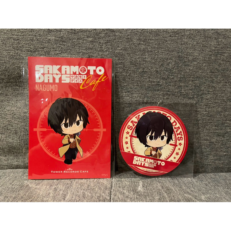 Sakamoto Days x Tower RECORDS CAFÉ - Nagumo (Postcard + Coaster)