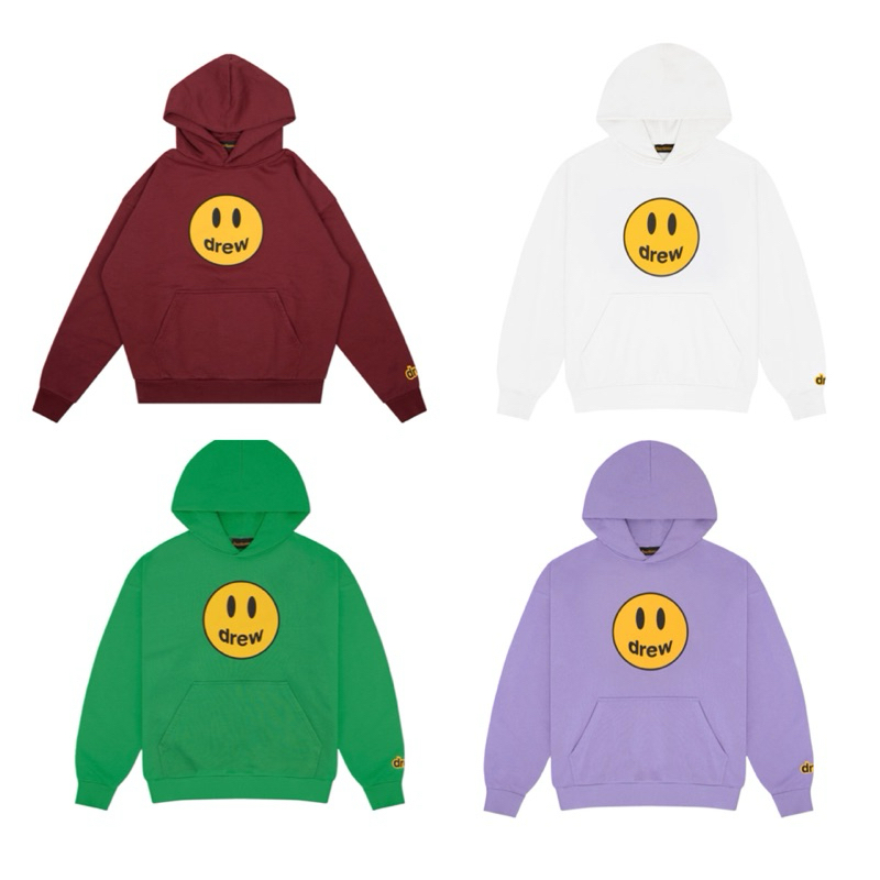พร้อมส่ง สเวตเตอร์ฮู้ด Drew house Mascot Oversized Hoodie ของแท้ % จาก USA