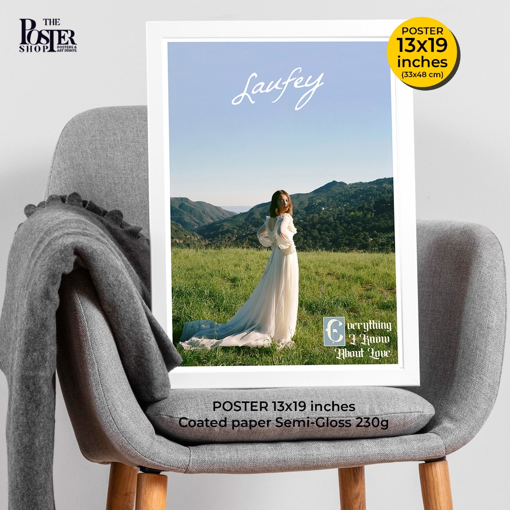 Laufey Poster  โปสเตอร์ เล-เฟวย์ ศิลปินโมเดิร์น-แจ๊ส อัจฉริยะลูกครึ่งจีน-ไอซ์แลนด์ ไม่มีกรอบรูป