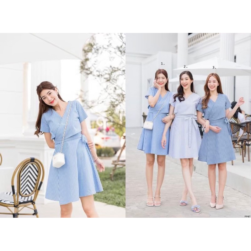 ส่งต่อ Arlin Quinn Dress ฟ้า