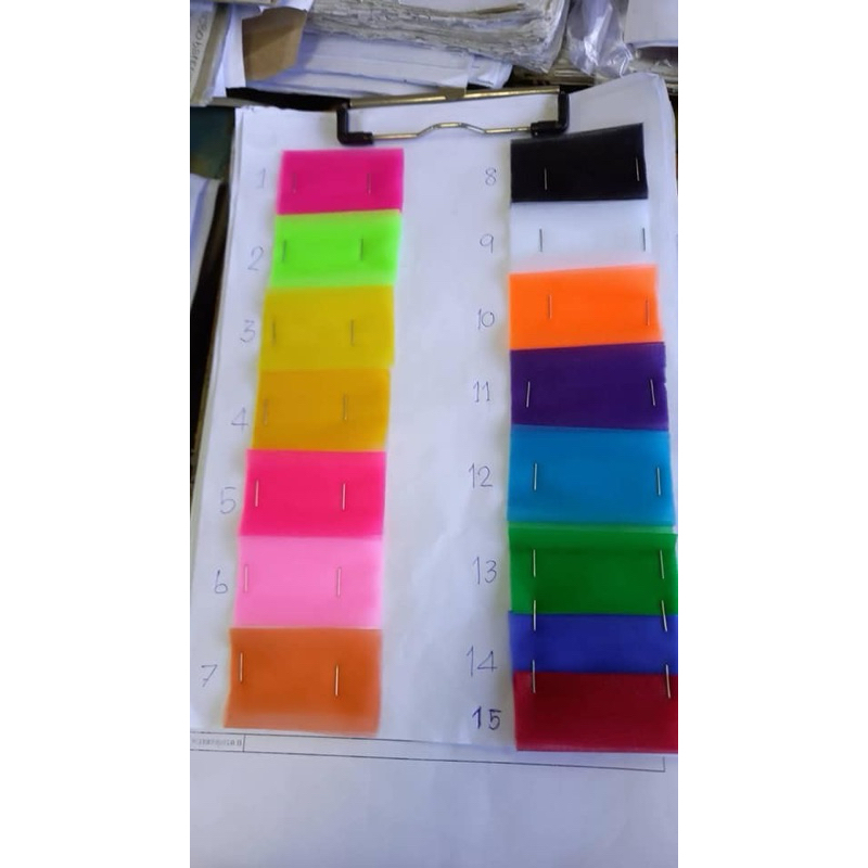 ผ้าแพร ผ้า3สี ผ้า7สี สามสี เจ็ดสี กว้าง 36 นิ้ว ผูกศาล รูปที่ 3