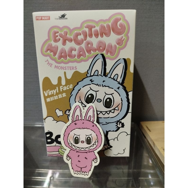 พร้อมส่ง พวงกุญแจห้อยกระเป๋า labubu macaron v.1 / เช็คการ์ด ของแท้จาก popmart official