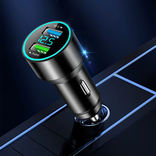 ที่ชาร์จในรถ Car Charger PD 38W ชาร์จเร็ว Type C หัวชาร์จในรถ ส่ง สายชาร์จเร็ว รองรับ QC 3.0 + PD20W 2ช่อง usb