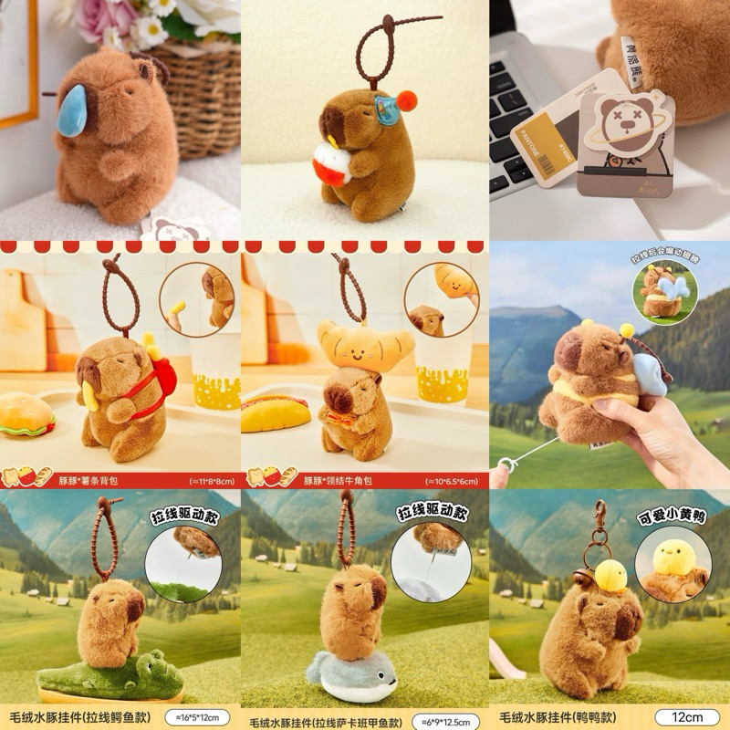 พวงกุญแจเจ้าหนูคาปิบาร่า Capybara #capybara