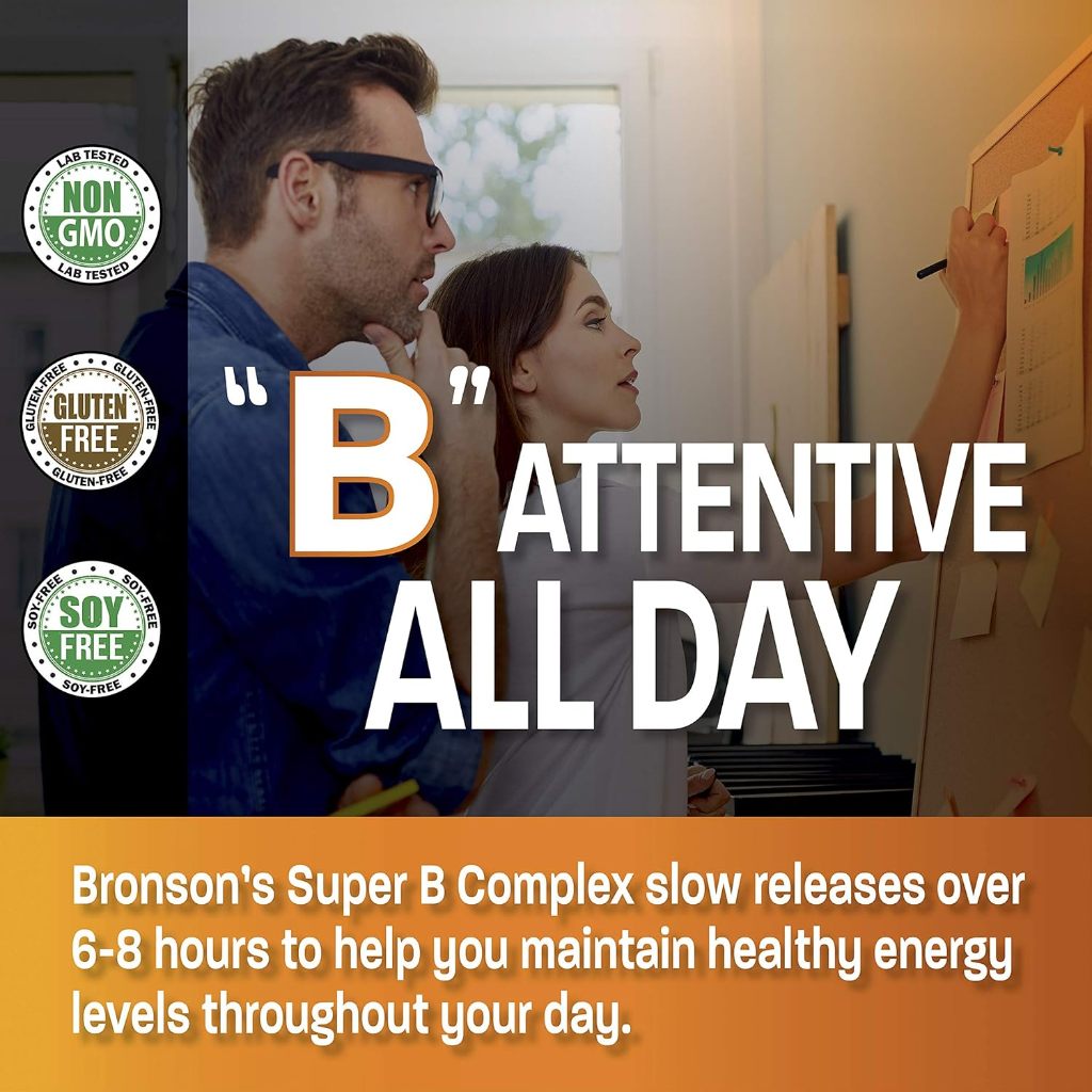 [exp.8/27]‼️Bronson Super B Vitamin B Complex Sustained Slow Release วิตามินบีรวม ชนิดปล่อยช้า - รูปที่ 3