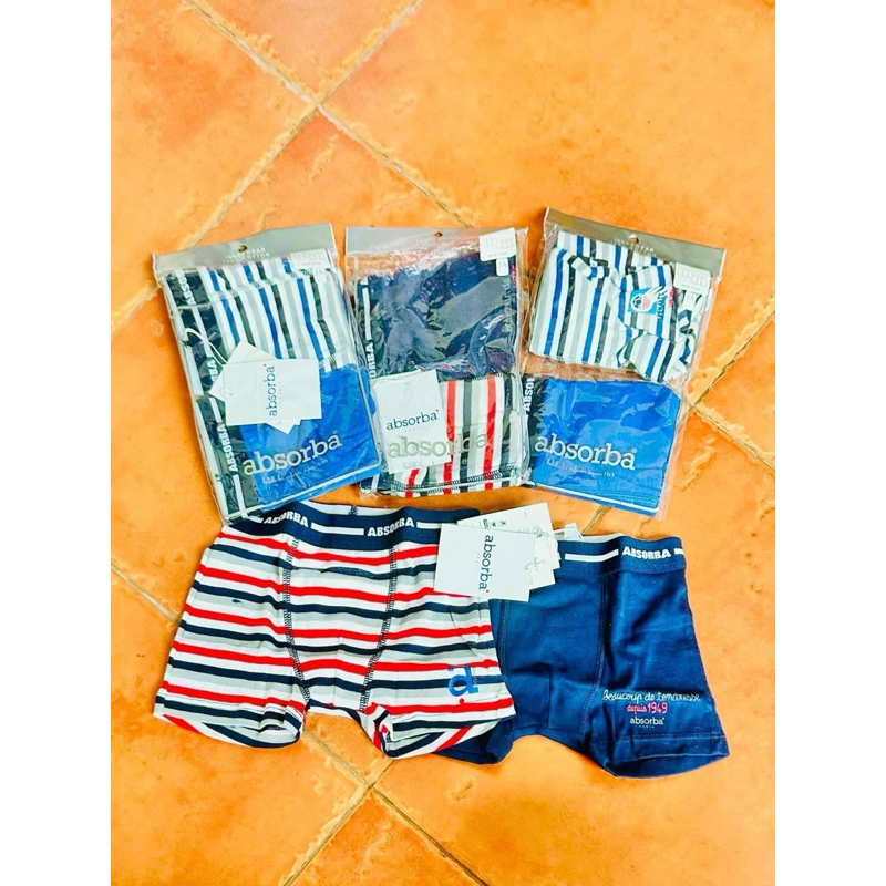 Absorba New Collection (คละสี)กางเกงในบ๊อกเซอร์ สำหรับเด็กชาย 1แพ็ค 2ตัว