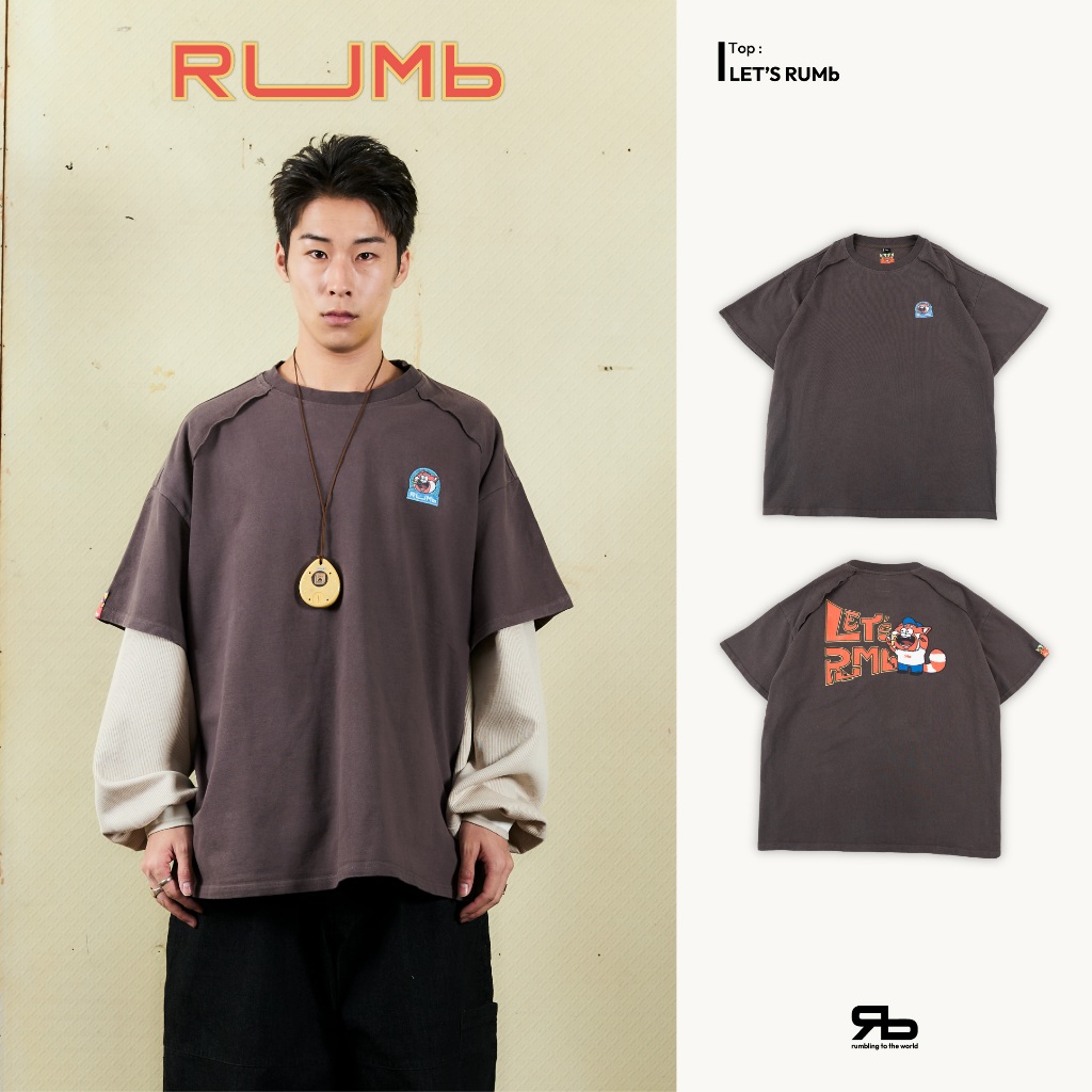 RUMb - เสื้อยืด Oversize รุ่น LET'S RUMB