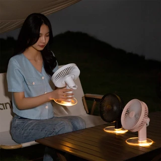 นิกโก้ พัดลมตั้งโต๊ะพร้อมโคมไฟ ขนาด 6 นิ้ว (NIKKO DESKTOP FAN WITH LAMP)
