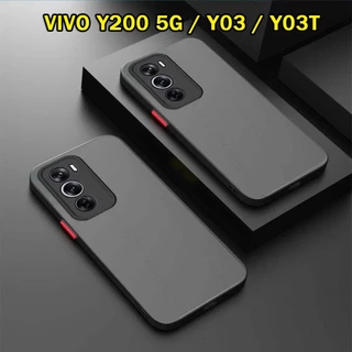 เคส ขอบสี หลังด้าน VIVO Y200 5G Y19S Y03 Y03T Y18 V40 V40Pro V40Lite Y21 Y20 Y11 Y15 Y02S Y02A Y02T Y02 Y27 Y28 Y91C 025