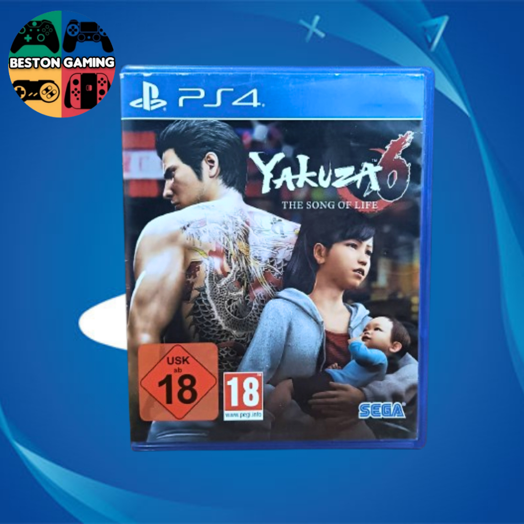 PS4 แผ่น ps4 yakuza 6 มือ 2