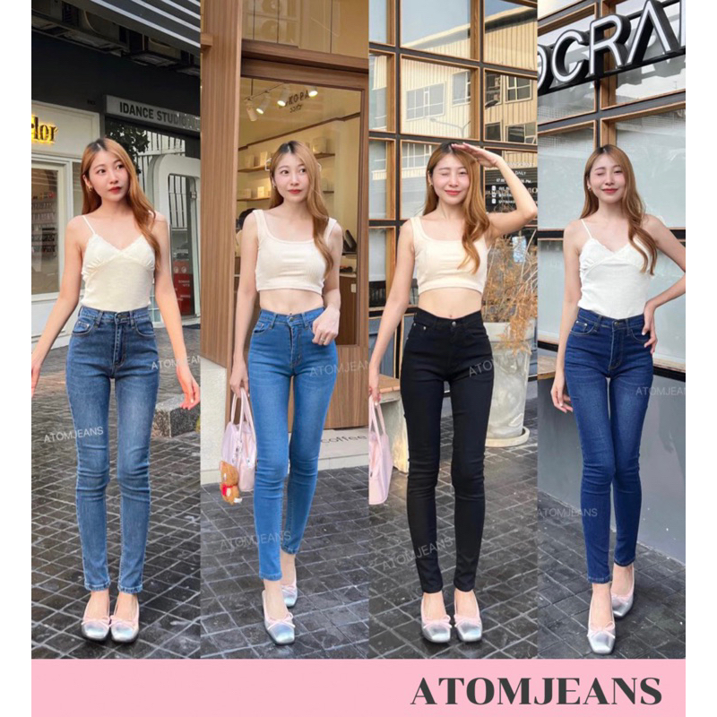 กางเกงยีนส์เดฟรุ่น2525 สกินนี่วัยทำงาน Plus-sizeยืดถึง4XL